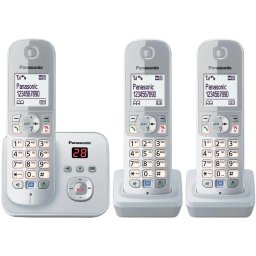 Set Telefon Fix Panasonic KX-TG6823GS Pearl Silver