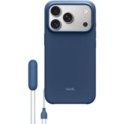 Husa Apple Beats Kickstand MagSafe Camera Control iPhone 17 Pro Blue