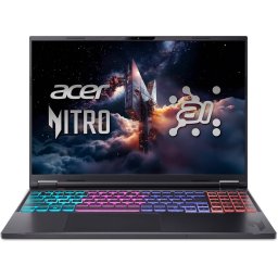 Laptop Acer Nitro 16 AI WQXGA 16 inch AMD Ryzen AI 9 365 16GB 1TB SSD RTX 5070 Free Dos Black