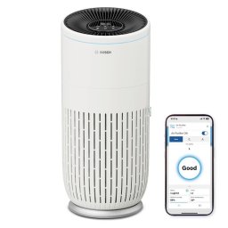Purificator de Aer Bosch Air 6000i 4 Niveluri de Filtrare CADR 600m3/h Wi-Fi Alb