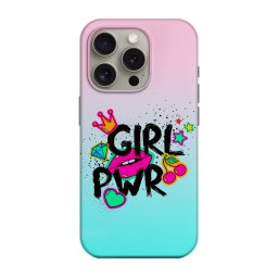 Husa Perfect Case Apple iPhone 15 Pro LOVE-Splash Girl Power Multicolor