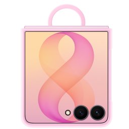 Husa Samsung Galaxy Z Flip8 Silicone Ring Magnet Roz
