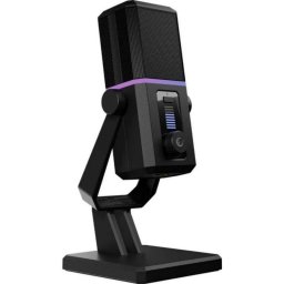 Microfon Gaming Rampage Cyclone Cu Trepied USB-C Unidirectional RGB Negru