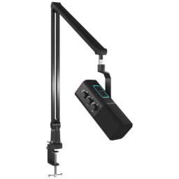 Microfon Gaming Secret Gear MX10 FlexArm Cu Brat Articulat Studio USB RGB Negru