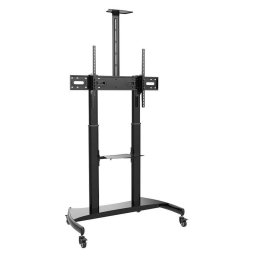 Stand TV Mobil Motorizat Blackmount T160 55-100 Inch Reglabil Pe Inaltime 1725-2120mm Max 80Kg Otel Negru