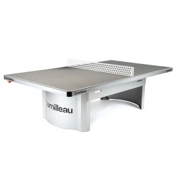 Masă Tenis de Masă Cornilleau 510 Campus Outdoor - Laminat 7mm, Fixare Sol, Clasa B - Gray, uni