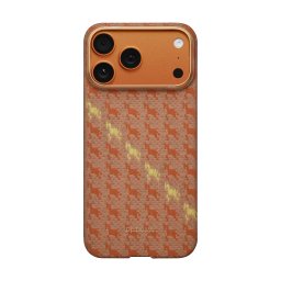 Husa Pitaka HR1701P | iPhone 17 Pro, Happiness Rides, Edge Case, Amber