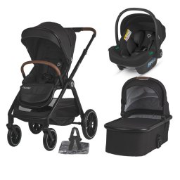 Sistem modular 3in1 Coccolle Aspen Jet Black + Scoica auto iSize Coccolle Knox Black