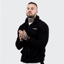 GymBeam Hanorac Zipper Hoodie Black XL