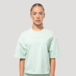 GymBeam Tricou pentru femei Oversized Mochi Green S