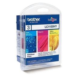 Set Cartuse Cerneala Brother LC1100 750 Pagini CMY