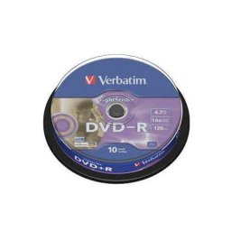 DVD-R Verbatim VB-43729 4.7GB 120Min 16x 10 buc set