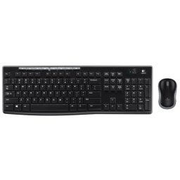 Kit tastatura si mouse Logitech Wireless Desktop MK270 USB 2.0 Negru