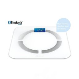 Cantar corporal MEDISANA BS 430 Bluetooth Smart Body Scale 180 kg transparent