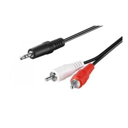 Cablu Goobay tip Jack 3.5mm tata -2 x RCA tata 3m