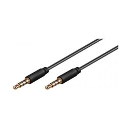 Cablu Goobay tip Jack 3.5 mm stereo tata - Jack 3.5 mm stereo tata 1 m