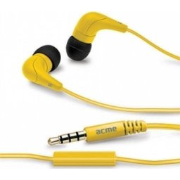 Casti ACME cu microfon HE15Y Yellow