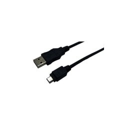 Cablu Logilink CU0014 USB 2.0 Male tip A - miniUSB 2.0 Male tip B 1.8m negru