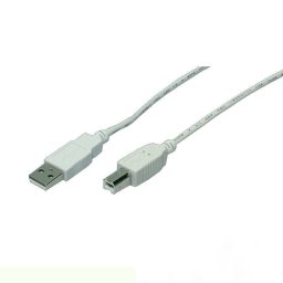 Cablu Logilink CU0008 USB 2.0 A Male - USB 2.0 B Male 3m gri