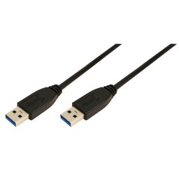 Cablu Logilink CU0040 USB 3.0 A Male - USB 3.0 A Male 3m negru