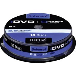 Mediu optic Intenso DVD-R 8.5GB 8x 10 bucati
