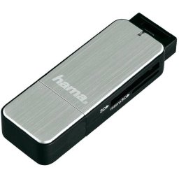 Card reader Hama 123900 USB 3.0 SD / microSD Silver