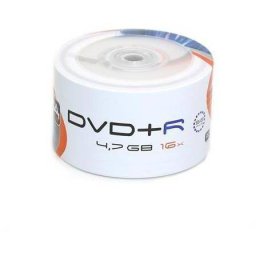 Mediu optic Verbatim DVD+R 4.7GB 16x spindle argintiu mat 100 bucati