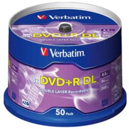 Mediu optic Verbatim BLANK DVD+R SL 16X 4.7GB 50 bucati