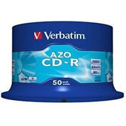 Mediu optic Verbatim BLANK CD-R AZO 52X 700MB 50 bucati