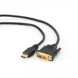 Cablu HDMI DVI Gembird T-T 0.5M Ecranat Negru