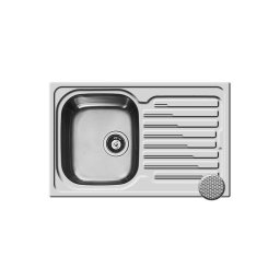 Chiuveta Pyramis Inox AMALTIA 79x50 1B 1D LN