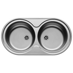 Chiuveta de bucatarie Pyramis Inox SR2 90x48 2B SM