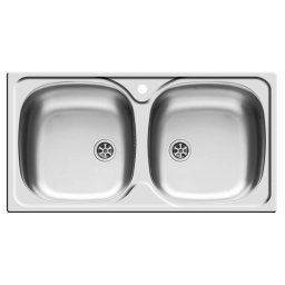 Chiuveta de bucatarie Pyramis Inox E78 2B 78x43,5 SM