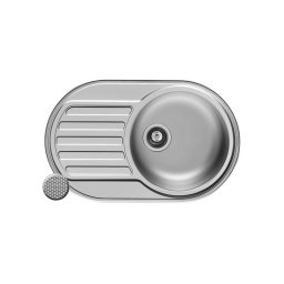Chiuveta de bucatarie Pyramis Inox SR MINI 76,5x48 1B 1D DR LN
