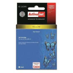 Cartus Inkjet ActiveJet Cartus T2634 yellow compatibil Epson C13T26344010