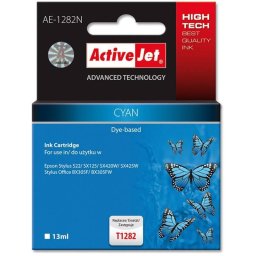 Cartus Inkjet ActiveJet Cartus T1282 cyan compatibil Epson C13T12824010