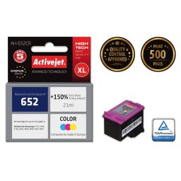 Cartus Cerneala ActiveJet AH-652CR Compatibil cu HP 652XL Color