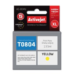 Cartus Cerneala ActiveJet AE-804N Compatibil cu Epson C13T08034010 13.5ML Yellow