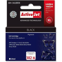 Cartus Inkjet ActiveJet Cartus compatibil HP 302XL Black pentru HP