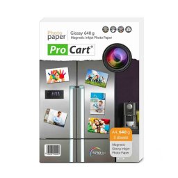 Hartie Foto Procart 5 Coli A4 Magnetica Glossy 640G