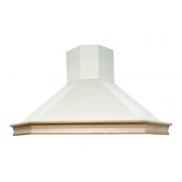 Hota Decorativa Rustica Pyramis Corner Chimney CHR118 1 Motor 3 Viteze Lemn natur si Metal vopsit Bej
