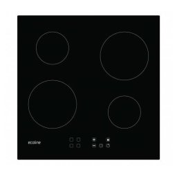Plita electrica incorporabila Pyramis Ecoline 60BCBC Vitroceramica Timer Touch Sticla Neagra