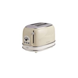 Prajitor de paine Ariete 0155 Vintage 2 felii 810W Crem Bej