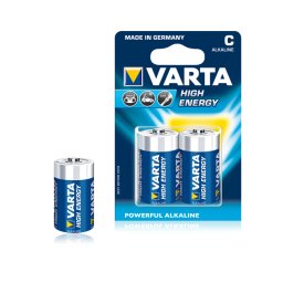 Varta Baterie alcalina Baby (C,R14) 1,5V High Energy 2 buc