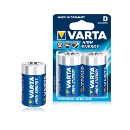 Varta Baterie alcalina Mono (D,R20) 1,5V High Energy 2 buc