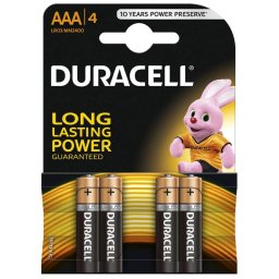 Duracell Baterie alcalina Micro (AAA,R03) 1.5V MN2400 4 buc