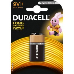 Duracell Baterie alcalina 6LR61 (9V) MN1604