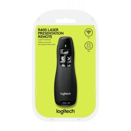 Presenter cu Laser Logitech R400 Wireless Negru