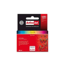 Cartus compatibil ActiveJet AC-511 Color 9 ml Refill Canon CL-511