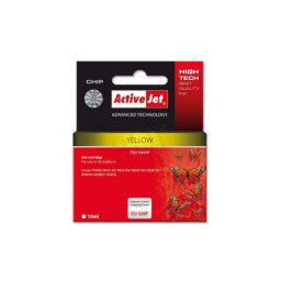 Cartus compatibil ActiveJet ACC-526Y Yellow 10 ml Chip Canon CLI-526Y